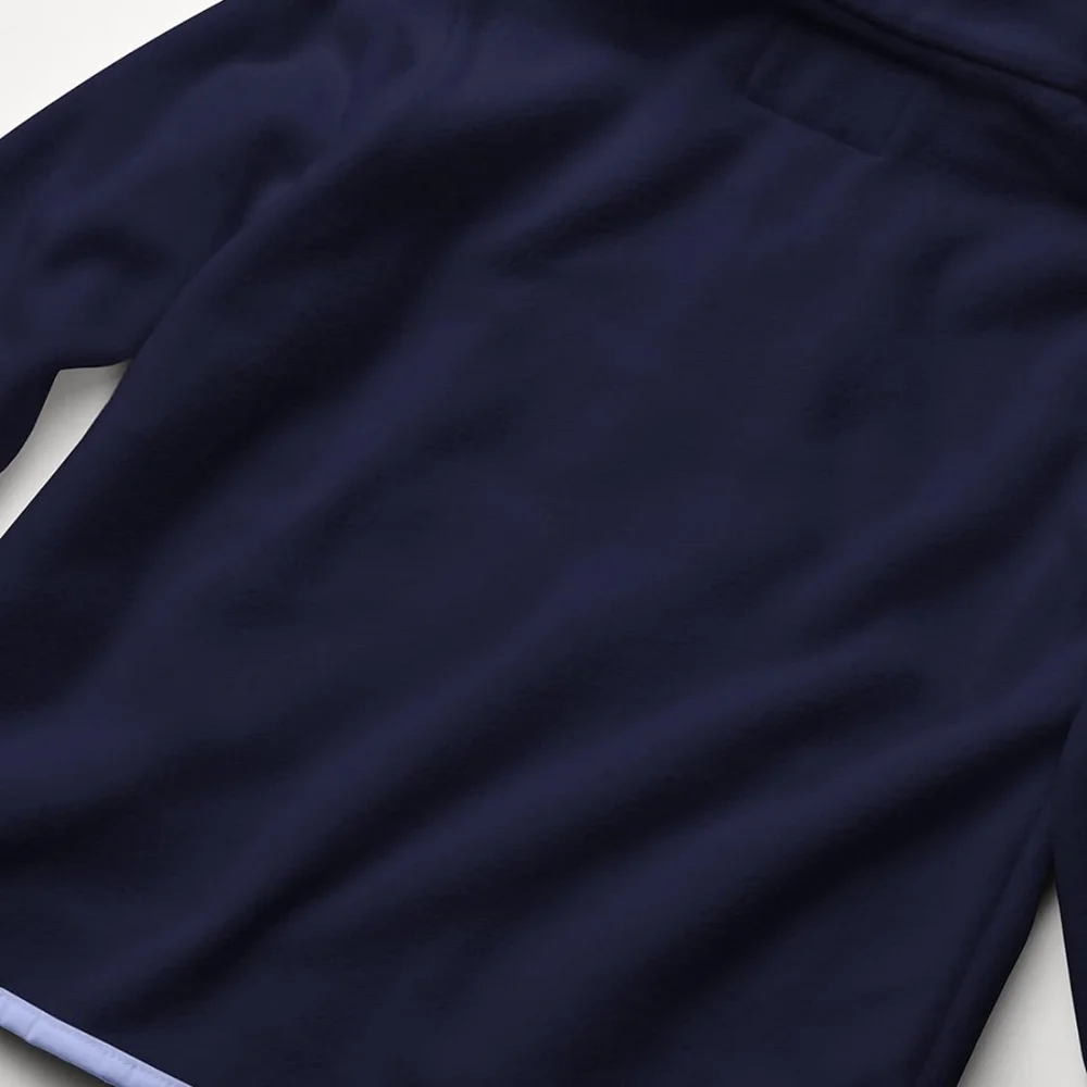 Amazon Essentials Large Navy Blue Girls' Polar Fleece Full-Zip Jacket